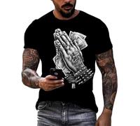 ZEMALON Manches Courtes Homme Mode T-Shirt Homme Base Shirt Homme Casual T-Shirt Homme Sweat-Shirts Homme Couleur Unie T-Shirt Homme DL-10 S