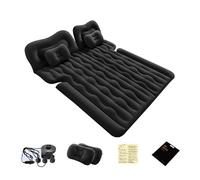 ZEMBSOYA Matelas pneumatique pour SUV, coussin de camping épais pour siège arrière de camion avec pompe et oreillers, pour voyage, camping, utilisation dans votre voiture, camping-car, mini-van