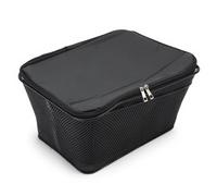 ZEMBSOYA Panier arrière de vélo 20 L Capacité 20 kg Roulement étanche Sac de rangement avec doublure en nylon noir Design à libération rapide pour l'extérieur
