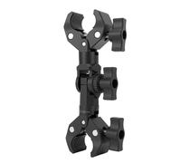 ZEMBSOYA Support pour appareil photo à double pince pour X5, X4, X3 - Support de perche à selfie en nylon pour moto - Avec pince pour enregistrement de films et enregistrements