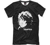 Zemfira T-Shirt - Земфира Футболка Russian Rock Music Zемфира Tee Mens Man Black L