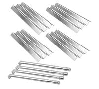 Zemibi Lot de 4 pièces de Rechange pour Barbecue Napoleon Gas modèles LEX485/605/730 Série Le LD485 S81001, plaques chauffantes en Acier Inoxydable et Tubes de brûleur Robustes