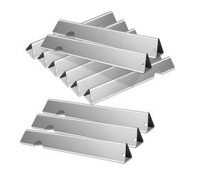 Zemibi Pièce de Rechange pour Barres aromatisantes Weber Genesis II 66796, 66687, Genesis II LX E/ES-640, Weber Genesis II 610 et LX 640 modèles (2017 et Plus récents), 11 pièces, 43,2 cm, Acier