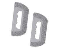 ZEMINRI 2 Pièces Gris Brosse Poils Animaux Brosse Poil Chat (2Pièces) | Retrait Efficace: Brosse désherbeuse poils animaux, silicone doux, réutilisable et facile à nettoyer pour toutes surfaces.