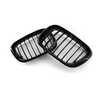 ZEMNLO 1 ensemble de calandre remplacement, noir brillant, simple et double ligne, for BMW, for E53 X5 1999 2000 2001 2002 2003 Remplacement de la calandre de voiture