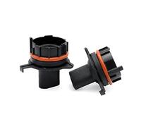 ZEMNLO 2 pièces H7 adaptateur d'ampoule support de douille retenue xénon base clips montage, for 1996-2000 B/MW série 5 E39 2000-2003 X5 E53 pré-LCI Support de phare