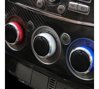 ZEMNLO 3 pièces/ensemble Refit, for Ford, for Focus, 2 MK2, for, MK3, for Mondeo, bouton AC de commande chaleur climatisation voiture Bouton de climatisation de voiture(3 Colors)