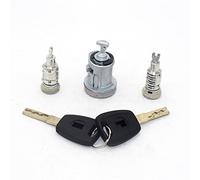 ZEMNLO Avec clés à lame SIP22 3 pièces ensemble complet cylindre de barillet de serrure de coffre de porte d'allumage, for Fiat, Ducato, for Citroën, Jumper, for Peugeot, Boxer Jeu de cylindres de ser