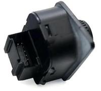 ZEMNLO Commutateur de rétroviseur voiture, for POLO, 9N 2001 2003 2004 2005 2006 2010 6Q1959565D Réglage du bouton commande électrique Interrupteur de rétroviseur de voiture(BLACK 6Pins)