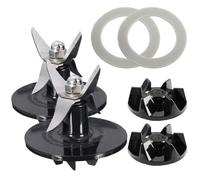 ZEMNLO Ensemble de Coupe for mélangeur 2 pièces avec Joint de Remplacement Compatible avec, for Cuisinart, SPB-456-2B et Powerblend Duet BFP-10CH Remplacement de la Lame du mixeur