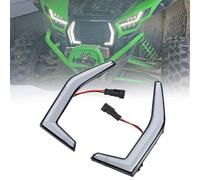 ZEMNLO Ensemble de feux d'accentuation à LED for calandre DRL Teryx KRX 1000 2020 2021 2022 2023 Indicateur de clignotant de moto