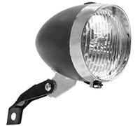 ZEMNLO Feu Avant de vélo Classique rétro à 3 LED for Scooter électrique, for Xiaomi, M365 Pro Mi3 Pro2, feu Avant rétro, feu de sécurité antibrouillard Feu Avant pour Scooter(Schwarz)