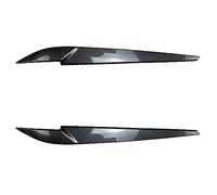 ZEMNLO for, for X5 F15 X6 F16 ABS Brillant Voiture Mal Phare Sourcils paupière Corps Kit 25i 30i 30d 35i 35d 40i 40d M50 X5M X6M 2014-2018 Film teinté pour phares(Carbon Look)