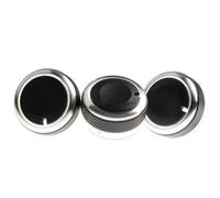 ZEMNLO For Ford, for Focus, 2 3, for Mondeo, accessoires de style voiture pièces/ensemble couleurs bouton commutateur commande chaleur climatisation AC Bouton de climatisation de voiture(Schwarz)