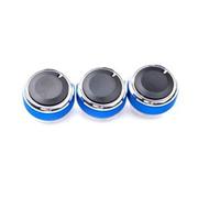ZEMNLO For Ford, for Focus 2 MK2 3 MK3 berline à hayon, for Mondeo, pièces/ensemble bouton de commande chaleur climatisation AC Bouton de climatisation de voiture(Blue)