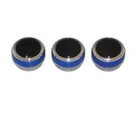 ZEMNLO For Ford, for Focus 2 MK2, for 3 MK3, for Mondeo, pièces/ensemble bouton de climatisation en alliage d'aluminium AC commande chaleur Bouton de climatisation de voiture(Blue)