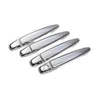 ZEMNLO For Toyota, Premio Allion T260 2008~2019 Chrome poignée de porte voiture couverture garniture ensemble accessoires autocollant style Couverture de poignée de porte de voiture(BLACK No Button)