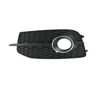 ZEMNLO Garniture de cadre couverture phares antibrouillard pare-chocs grilles avant, for Q3 2012-2014, boîtier calandre K0AF 8U0807682D 8U0807681D Calandre avant de voiture(Left)