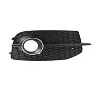 ZEMNLO Garniture de cadre couverture phares antibrouillard pare-chocs grilles avant, for Q3 2012-2014, boîtier calandre K0AF 8U0807682D 8U0807681D Calandre avant de voiture(Right)