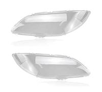 ZEMNLO Lot de 2 couvercles phares avant voiture, for Mazda, 3 2006-2012, lentille transparente étanche, coque protection for gauche et droit Garniture de sourcil de phare antibrouillard de vo