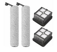 ZEMNLO Pièces de rechange for aspirateur sec et humide Dreame, H12 H12 Pro/Plus, brosse à rouleau souple, accessoires de filtre Hepa Entretien du filtre à vide(Size:SET 4)