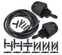 ZEMNLO Tuyau de buse d'eau à Jet de Lave-Glace d'essuie-Glace Avant 93160047 7700823915, for Renault, Trafic II X83, for Opel, for Vauxhall, Vivaro Primastar Buses de Lave-Glace(with Regulator)