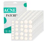 Zemolo 600PCS Patch Boutons Acne, Patch Acne Pimple Anti-Acné Imperméable Autocollants Hydrocolloïde pour Boutons Invisible pour Soin de la Peau