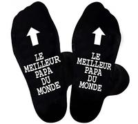 Zemolo Chaussettes Humour Homme 43-46 Idée Cadeau Homme Noel Fête des Pères Anniversaire Cadeau Rigolo Chaussettes Drôles Fantaisie Humoristique Cadeau Papa Grand Pere Funny Socks