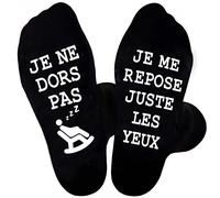 Zemolo Chaussettes Humour Homme 43-46 Idée Cadeau Homme Noel Fête des Pères Anniversaire Cadeau Rigolo Chaussettes Drôles Fantaisie Humoristique Cadeau Papa Grand Pere Funny Socks