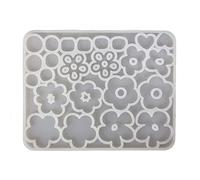 Zemusinet Moule en Silicone pour Pendentif en Forme de Fleur/Ours - Moule en Résine Époxy pour Fabrication de Bijoux, Colliers, Boucles d'oreilles, Pendentifs, Loisirs Créatifs (B)