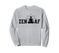 Zen AF Drôle Méditation Bouddhisme Bouddha Spirituel Yoga Sweatshirt