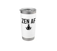 Zen AF Mignon Yoga Bouddhiste Mindfulness Méditation Bouddhisme Gobelet isotherme en acier inoxydable double paroi