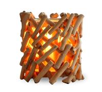 Zen’Arôme Brûleur Cire Parfumée Calorya n° 7 - Brûle Parfum Électrique pour Fondant Parfumé - Lampe à Parfum en Bois Flotté Naturel - Éclairage d’Ambiance Multifonction - Idée Cadeau Originale