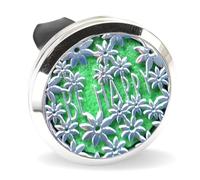 Zen’Arôme Diffuseur d’Huile Essentielle pour Voiture Clip’Arôme Be Happy - Diffuseur + 5 Buvards à Parfumer avec Huile Essentielle ou Parfum - Acier Inoxydable - Fixation sur Grille de Ventilation