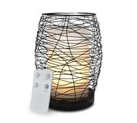 Zen’Arôme Diffuseur d’Huile Essentielle Volupsia - Diffuseur Ultrasonique Aromathérapie à Froid - Diffuseur Électrique Parfum Maison avec Télécommande - Éclairage LED Effet Bougie - en Métal et Verre