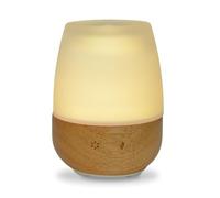 Zen’Arôme Diffuseur Huile Essentielle Jolisia, Diffuseur Ultrasonique Aromathérapie à Froid, Diffuseur Électrique Parfum, Diffusion et Éclairage LED Personnalisable, Matériaux Naturels Bois et Verre