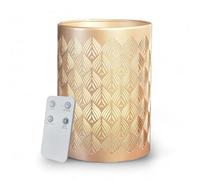 Zen’Arôme Diffuseur Huile Essentielle Vienne - Diffuseur Ultrasonique Multifonction Aromathérapie à Froid - Diffuseur Électrique Parfum Maison - Télécommande et Éclairage Led Coloré - Métal et Verre