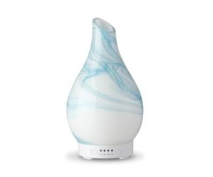 Zen’Arôme Diffuseur Huile Essentielle Yangtsé - Diffuseur Ultrasonique Aromathérapie à Froid - Diffuseur Électrique Humidificateur - Verrerie avec Motif Décoratif et Éclairage LED Personnalisable