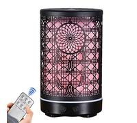 Zen'Arôme Diffuseur ultrasonique Siena – télécommande, éclairage LED, coque en métal