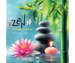 Zen Art & Poetry Wall Calendar 2025: Art Calendar