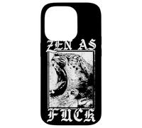 Zen as FCK - Tiger - Edgy Goth Esthétique Coque pour iPhone 14 Pro
