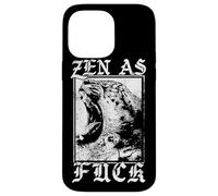 Zen as FCK - Tiger - Edgy Goth Esthétique Coque pour iPhone 14 Pro Max