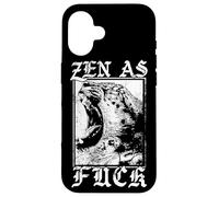 Zen as FCK - Tiger - Edgy Goth Esthétique Coque pour iPhone 16