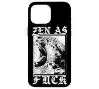 Zen as FCK - Tiger - Edgy Goth Esthétique Coque pour iPhone 16 Pro Max