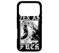 Zen as FCK - Tiger - Edgy Goth Esthétique Coque pour iPhone 17 Pro