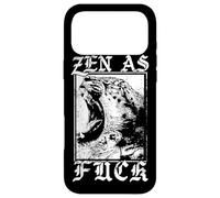 Zen as FCK - Tiger - Edgy Goth Esthétique Coque pour iPhone 17 Pro Max