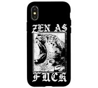 Zen as FCK - Tiger - Edgy Goth Esthétique Coque pour iPhone X/XS