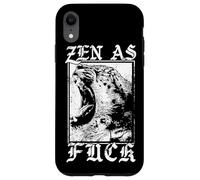 Zen as FCK - Tiger - Edgy Goth Esthétique Coque pour iPhone XR