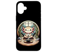 Zen Axolotl Méditation Spirituelle Sérénité et Yoga Coque pour iPhone 16 Plus