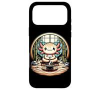 Zen Axolotl Méditation Spirituelle Sérénité et Yoga Coque pour iPhone 17 Pro Max